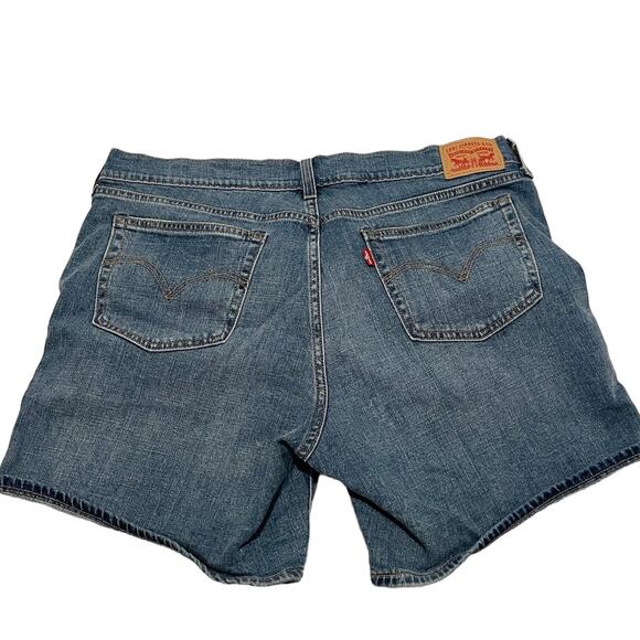 Levi's 32 red tab denim jean stretch shorts SH 1954 - Picture 1 of 9